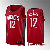 Men's Houston Rockets #12 Steven Adams Red Icon Edition Stitched Jersey Dzhi,baseball caps,new era cap wholesale,wholesale hats